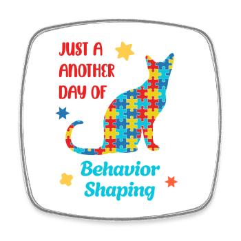 Be Kind – Autism Awareness - Square fridge magnet - white - Front