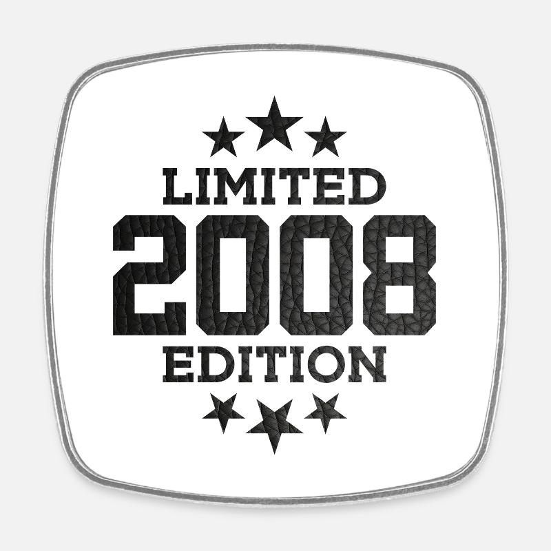 ÉDITION LIMITÉE 2008 18E ANNIVERSAIRE - Magnet carré - blanc