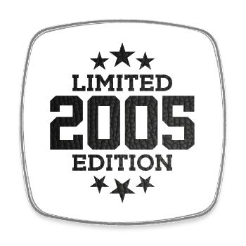 LIMITED EDITION 2005 21ST BIRTHDAY - Square fridge magnet - white - Front