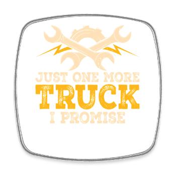 Mechanic Mechatronics Technician Screwdriver Gift - Square fridge magnet - white - Front