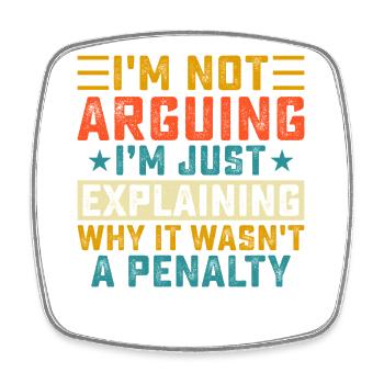 Hockey Eishockey Eishockeyspieler Geschenk - Square fridge magnet - white - Front