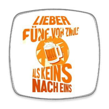 Beer Lovers Beer Saying Beer Drinkers Booze - Square fridge magnet - white - Front