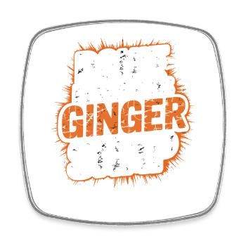 Don't Make This Ginger Snap - Viereckiger Kühlschrankmagnet - Weiß - Vorne