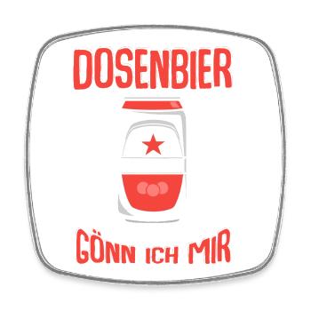 Beer Lovers Beer Saying Beer Drinkers Booze - Square fridge magnet - white - Front