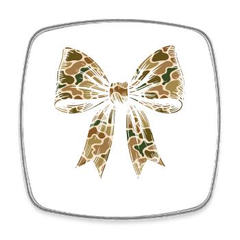 Camo Bow Hunting Gear Outdoor Adventure - Square fridge magnet - white - Front
