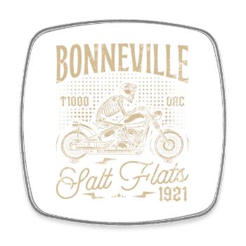 Bonneville Salt Flats Motorrad Geburtstag 1921 - Viereckiger Kühlschrankmagnet - Weiß - Vorne