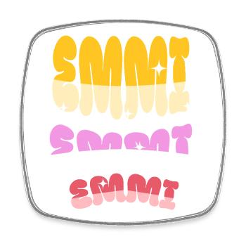 Emmi Name Emmily Emmi First Name - Square fridge magnet - white - Front