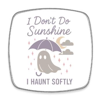 Creepy Sweet Pastel Goth Kawaii Halloween Cute - Square fridge magnet - white - Front
