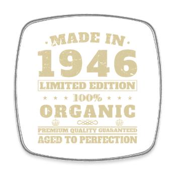 1946 Vintage Cadeau D'anniversaire - Magnet carré - blanc - Devant