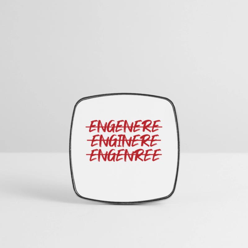 Math Math Math Professeur de mathématiques Mathématicien Magnet carré
