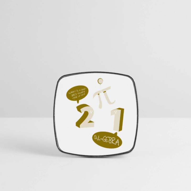 Math Math Math Professeur de mathématiques Mathématicien Magnet carré