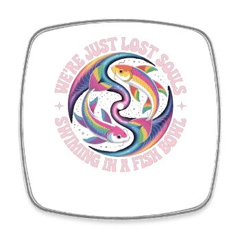 Little Breaker – Style de rue hip-hop pour enfants - Magnet carré - blanc - Devant