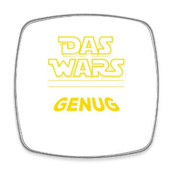 Das Wars, Rente 2026, Gearbeitet genug ich habe - Viereckiger Kühlschrankmagnet - Weiß - Vorne
