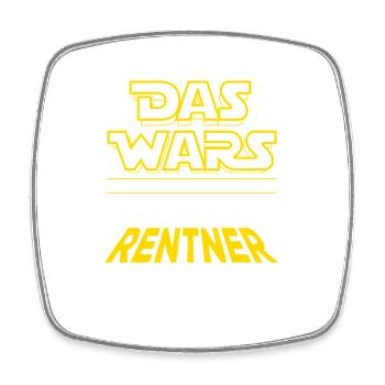 Das Wars - Rente 26 - Glücklicher Rentner - Spruch - Magnet carré - blanc - Devant