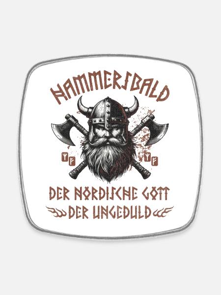Hammersbald - Magnet carré - blanc