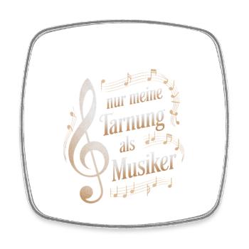 Métier de personnalisateur - mon camouflage en tant que musicien - Magnet carré - blanc - Devant