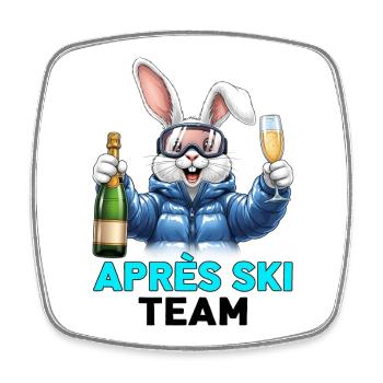 APRrès Ski Team - Square fridge magnet - white - Front