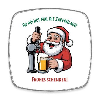 Ho ho get the tap - Magnet carré - blanc - Devant