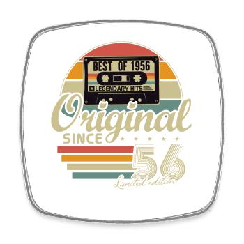 Original 1956 Vintage Vintage Anniversaire Rétro - Magnet carré - blanc - Devant