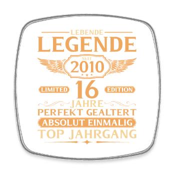 2010 Vintage Living Legend - 16ème anniversaire - Magnet carré - blanc - Devant