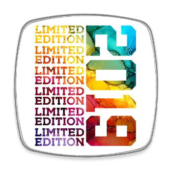 LIMITED EDITION 2019 7 YEARS 7TH BIRTHDAY - Square fridge magnet - white - Front