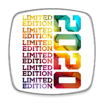 LIMITED EDITION 2020 6 YEARS 6TH BIRTHDAY - Square fridge magnet - white - Front