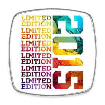 LIMITED EDITION 2015 11 JAHRE 11. GEBURTSTAG - Viereckiger Kühlschrankmagnet - Weiß - Vorne