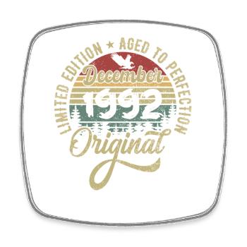 December 1992 - Legend since December 1992 - Square fridge magnet - white - Front
