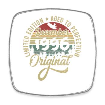 December 1996 - Legend since December 1996 - Square fridge magnet - white - Front