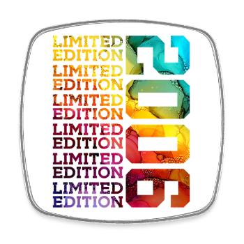LIMITED EDITION 2006 20 JAHRE 20. GEBURTSTAG - Viereckiger Kühlschrankmagnet - Weiß - Vorne