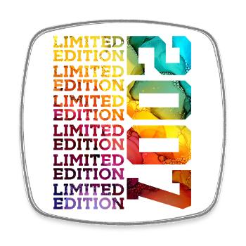 LIMITED EDITION 2007 19 YEARS 19TH BIRTHDAY - Square fridge magnet - white - Front