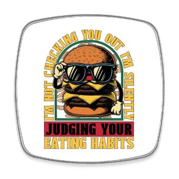 Nutritionist I'm Not Checking You Out Health Coach - Square fridge magnet - white - Front