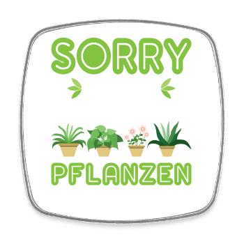 Garden Gardener Gardening Gardening Gardening Gardening - Square fridge magnet - white - Front