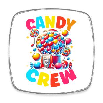 Candy Crew Décoration Candy Lover Sweet Tooth - Magnet carré - blanc - Devant