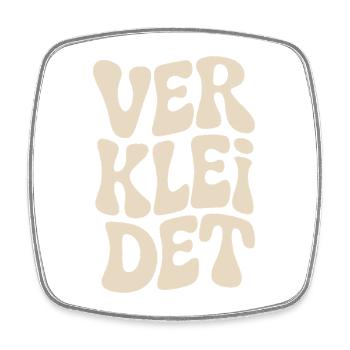 Disguised costume disguise carnival carnival - Square fridge magnet - white - Front