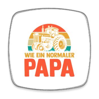 Landwirt Bauernhof Farmer Bauer Papa Vater Traktor - Viereckiger Kühlschrankmagnet - Weiß - Vorne