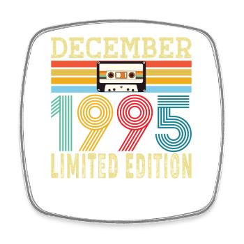 Né en Décembre 1995 30 Ans 30e Anniversaire Cadeau - Magnet carré - blanc - Devant