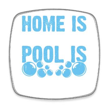 Schwimmen Wassersport Schwimmer Geschenke - Viereckiger Kühlschrankmagnet - Weiß - Vorne