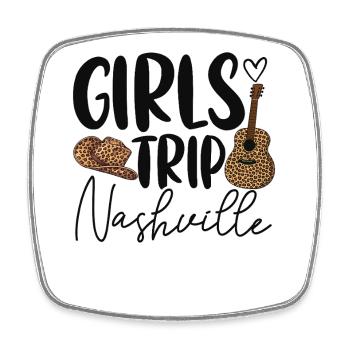 Girls Trip Nashville - Viereckiger Kühlschrankmagnet - Weiß - Vorne