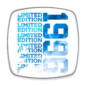 LIMITED EDITION 1996 30 JAHRE 30. GEBURTSTAG - Viereckiger Kühlschrankmagnet - Weiß - Vorne
