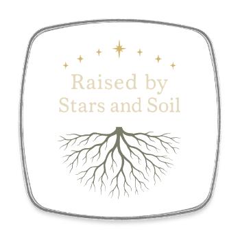 Femme Sauvage Nature Spirituelle Féminine - Magnet carré - blanc - Devant