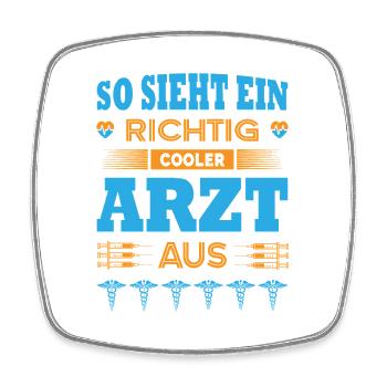 Pflegerin Geschenke Pflege Lustig Krankenpflegerin - Viereckiger Kühlschrankmagnet - Weiß - Vorne