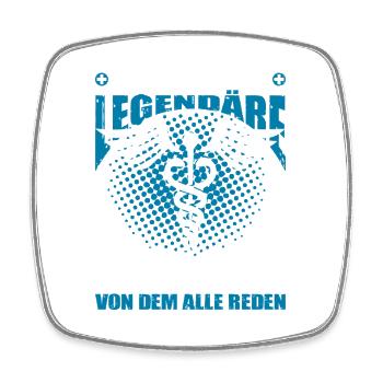 Pflegerin Geschenke Pflege Lustig Krankenpflegerin - Viereckiger Kühlschrankmagnet - Weiß - Vorne