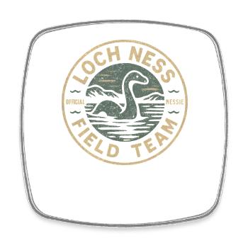 Loch Ness Field Team Funny Cryptid Loch Ness - Square fridge magnet - white - Front