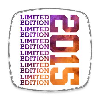 11 ANS ÉDITION LIMITÉE 2015 11E ANNIVERSAIRE - Magnet carré - blanc - Devant