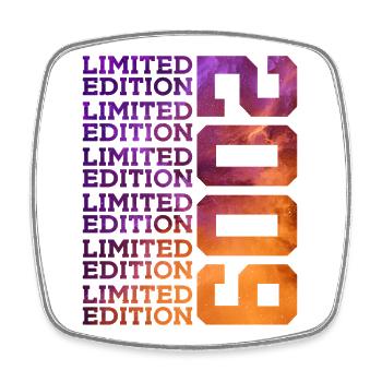 17 YEARS LIMITED EDITION 2009 17TH BIRTHDAY - Square fridge magnet - white - Front
