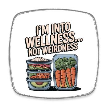 Nutritionist I'm Into Wellness Nutritional Coach - Square fridge magnet - white - Front