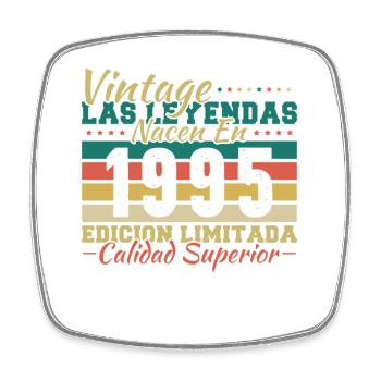 1995 Rétro Vintage Cadeau d’anniversaire - Magnet carré - blanc - Devant