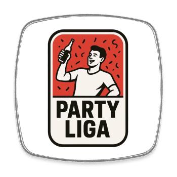 Party League – Celebration Team Shirt - Square fridge magnet - white - Front