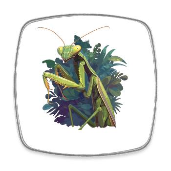 Mantes religieuses Mantes religieuses - Magnet carré - blanc - Devant